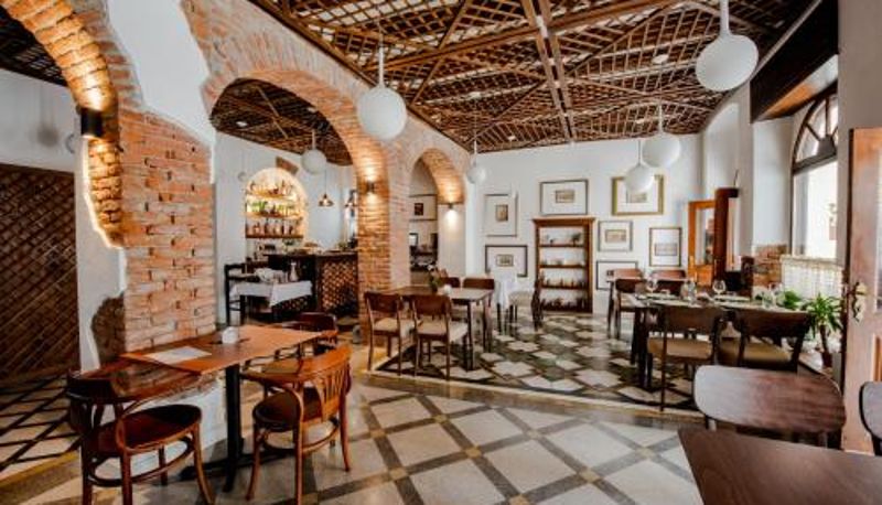 Sala de desayunos dentro del restaurante - Hotel Loredano