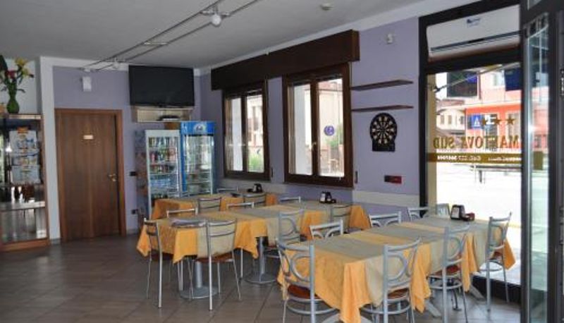Ontbijtzaal in het restaurant - Hotel Mantova Sud