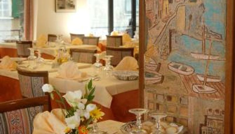 Restoran içinde kahvaltı salonu - Albergo degli Amici Moggia