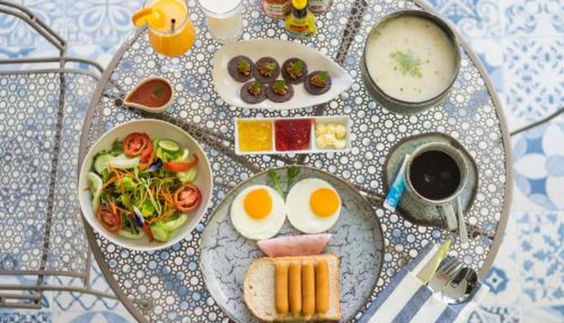 Frühstücksraum innerhalb des Restaurants - Merchant House Chiangmai