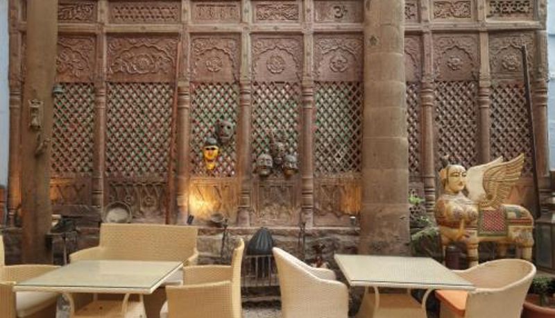 Breakfast room within the restaurant - JHANKAR Haveli