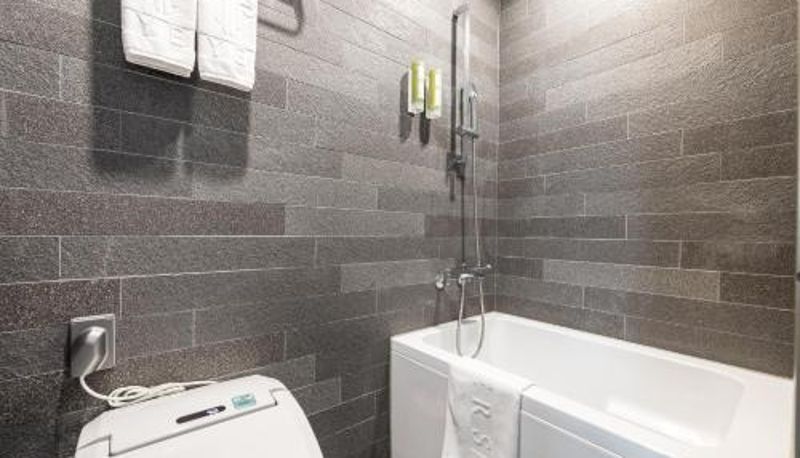 Badezimmer - Layers Hotel Busan Hadan