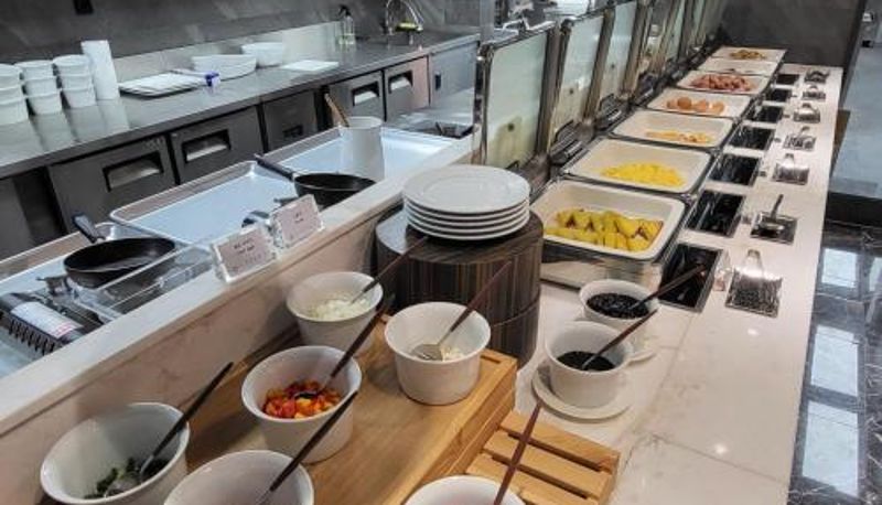 Frühstücksraum innerhalb des Restaurants - Layers Hotel Busan Hadan