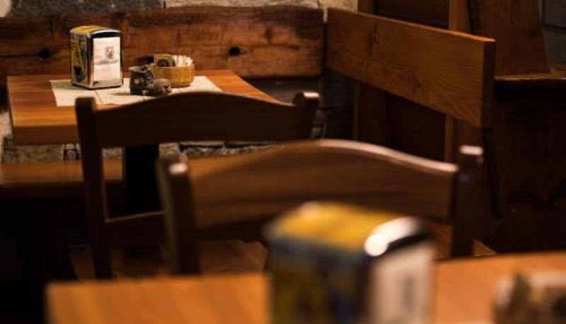 Sala de desayunos dentro del restaurante - Albergo Meublè Vecchio Scarpone