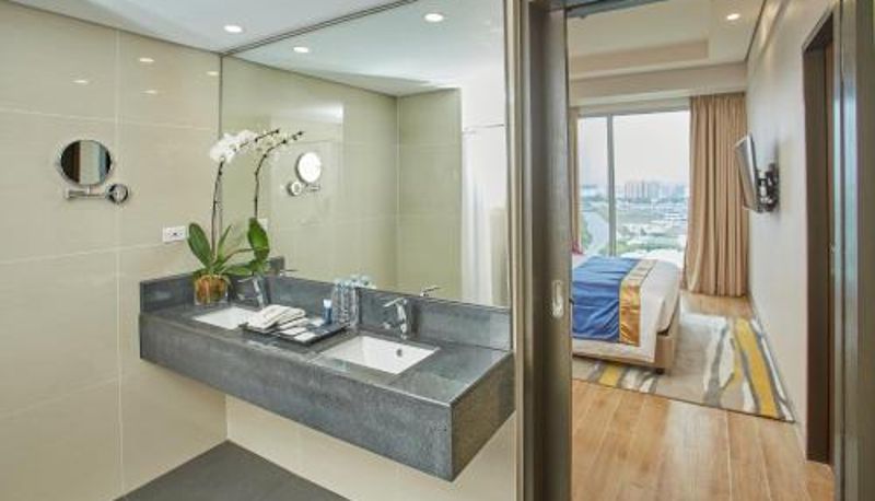 Badezimmer - Kingsford Hotel Manila Bay