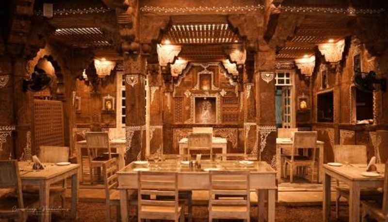 Sala prima colazione all'interno del ristorante - The Rani Mahal Haveli