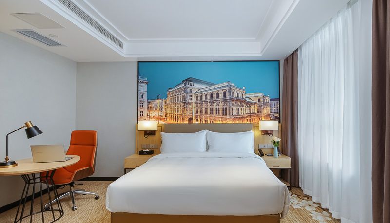 Habitación - Vienna International Hotel   Tianjin Eco City Beitan (Tianjin Binhai New Area Eco-city Beitang Ancient Town Store)