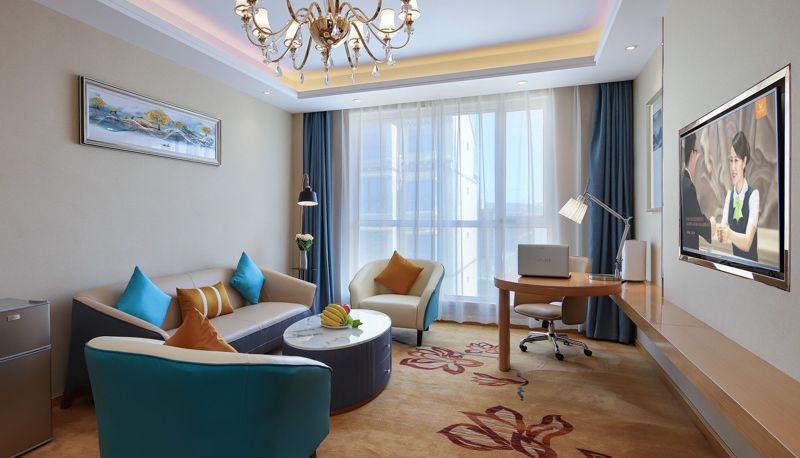 Zimmer - Vienna International Hotel hezuoshi shambhala Plaz (Hezuo Xiangbala Plaza store)