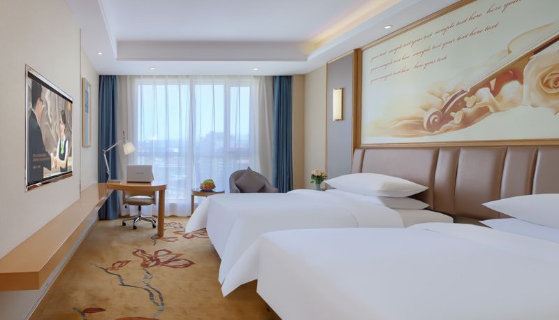 Zimmer - Vienna International Hotel hezuoshi shambhala Plaz (Hezuo Xiangbala Plaza store)