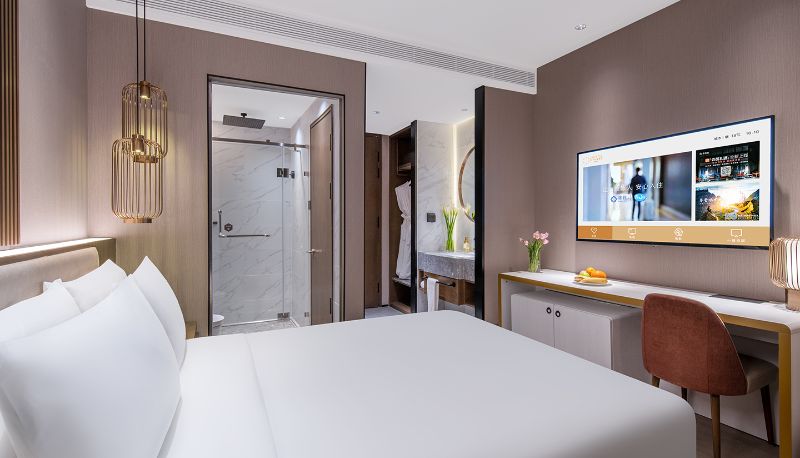 Zimmer - Orange crystal Beijing International Trade heshenghui Hotel