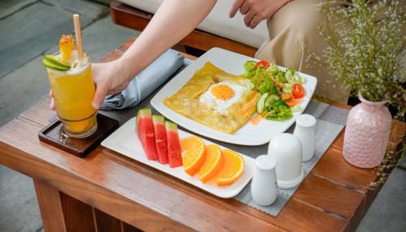 Restoran içinde kahvaltı salonu - Le Cap Hotel & Apartments and Gym