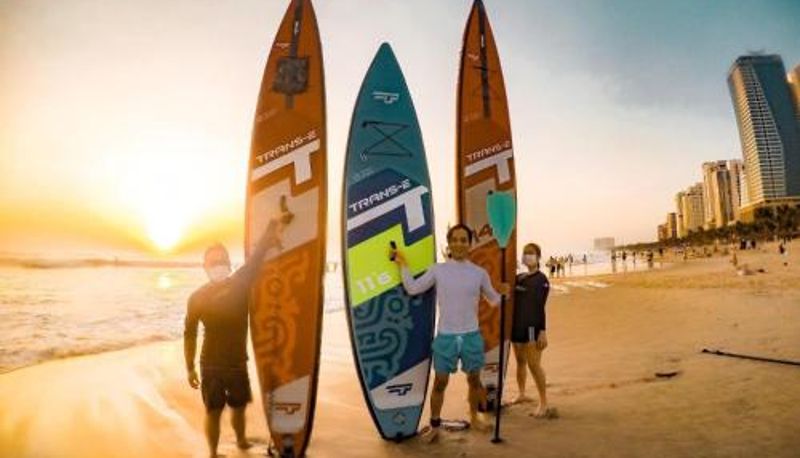 Zona de bienestar y gimnasio - Anstay Beach Da Nang