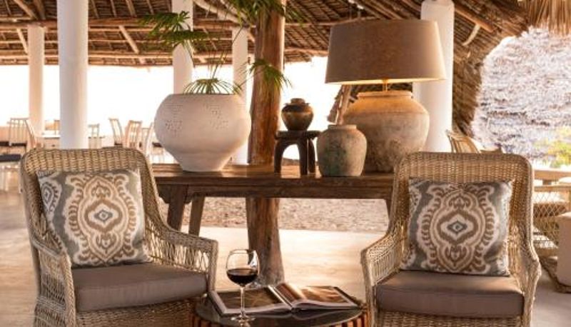 Sala de desayunos dentro del restaurante - Chuini Zanzibar Lodge by NEWMARK