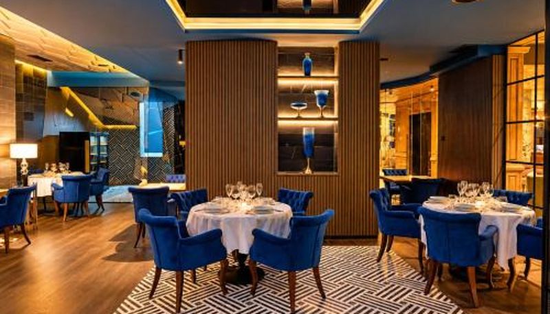 Restoran içinde kahvaltı salonu - Grand Hotel Therme