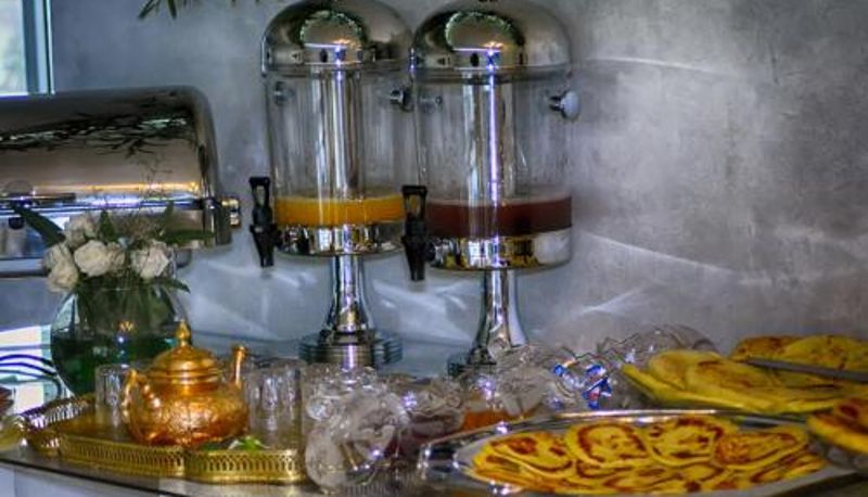Restoran içinde kahvaltı salonu - Hotel Vents Des Iles