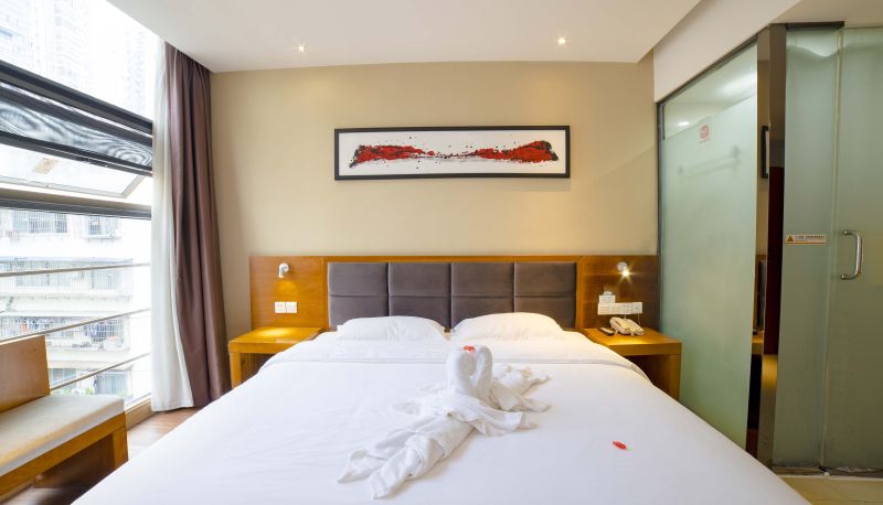 Zimmer - Yilai Suining Hedong Sports Center Hotel (Suining Hedong Sports Center Hotel)