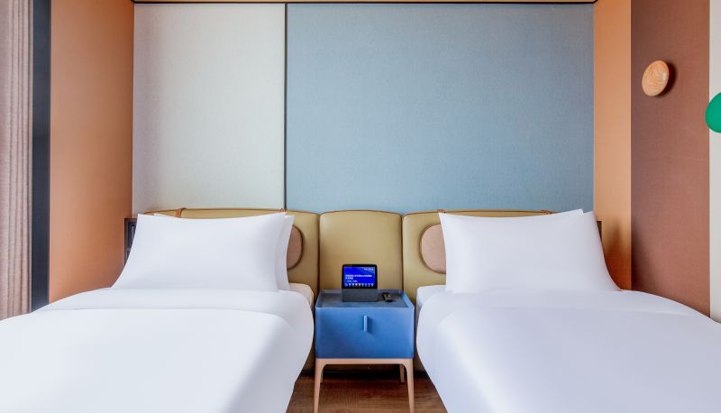 Zimmer - Orange Yantai Railway Station Hotel