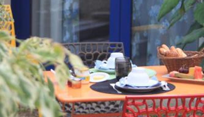 Sala prima colazione all'interno del ristorante - Hôtel L'Hortensia & Restaurant