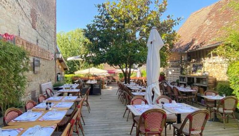 Frühstücksraum innerhalb des Restaurants - Hotel le P'tit Beaumont
