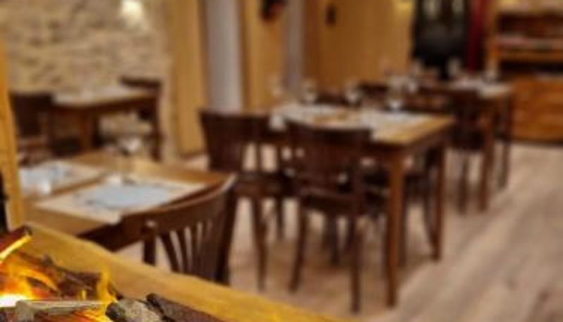 Sala de desayunos dentro del restaurante - Hôtel Picheyre