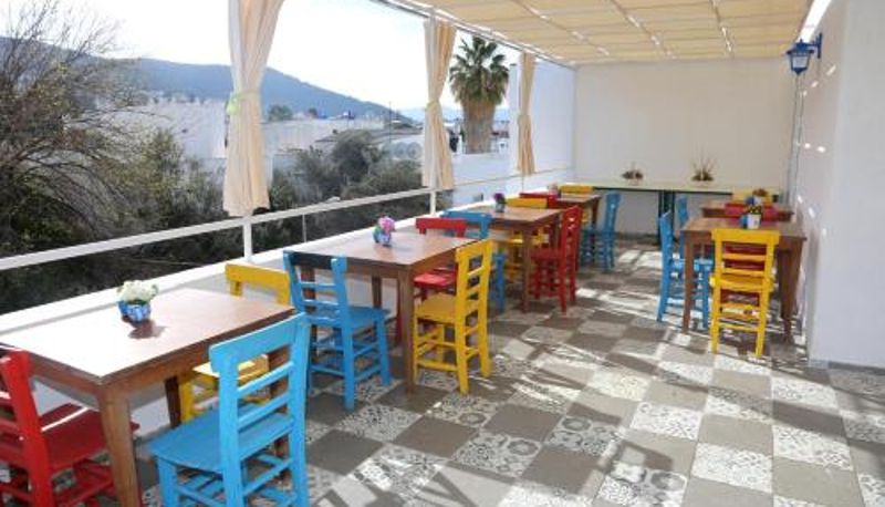 Frühstücksraum innerhalb des Restaurants - Halikarnas Pansiyon