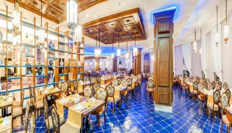 Ontbijtzaal in het restaurant - Granada Luxury Belek - Family Kids Concept