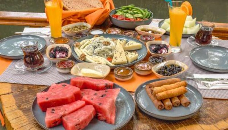 Sala prima colazione all'interno del ristorante - Orange Garden Hotel Akyaka