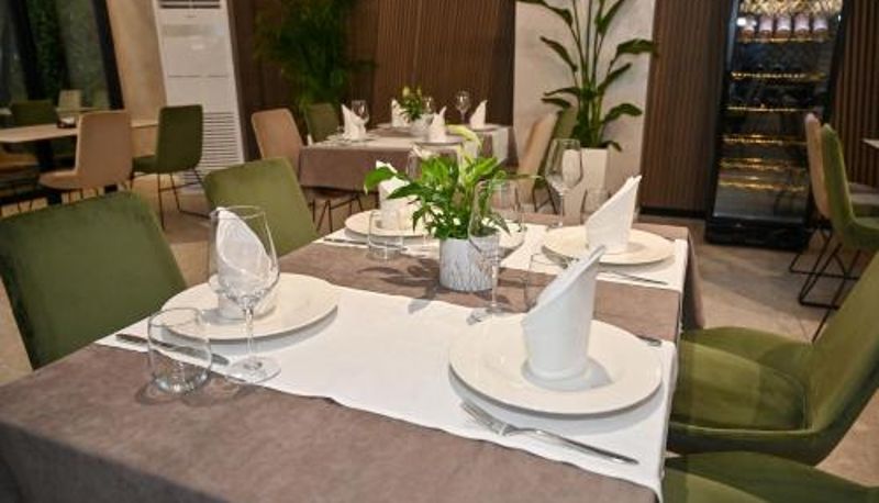 Ontbijtzaal in het restaurant - Hotel Vino