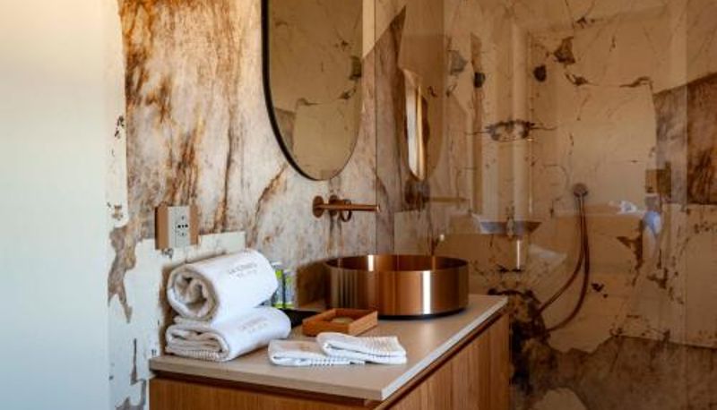 Badezimmer - La Sommità Relais & Chateaux