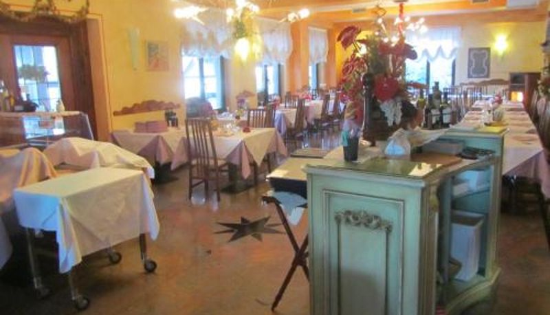 Frühstücksraum innerhalb des Restaurants - Albergo Ristorante Conca Azzurra