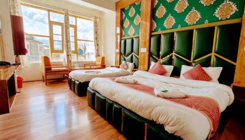 Dreibettzimmer - Gulsitara Resorts-Gulmarg