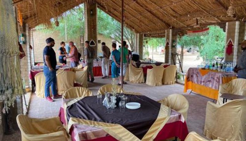 Ontbijtzaal in het restaurant - Raisar Umaid Desert Camp