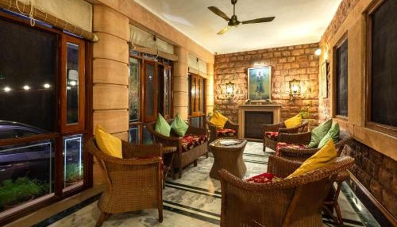 Recepcja - Karni Bhawan Heritage Hotel Jodhpur