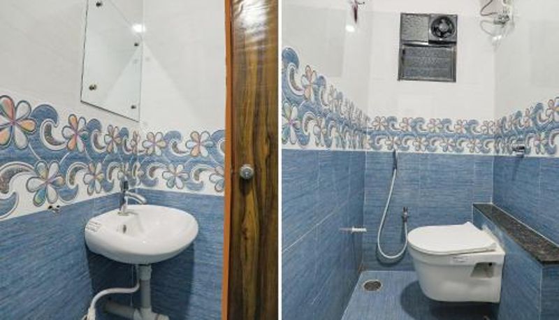 Badezimmer - FabHotel Royal Stay - Beltarodi