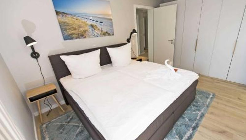 Apartament - Haus Königsstuhl in Sellin - Penthouse mit Kamin und Balkon