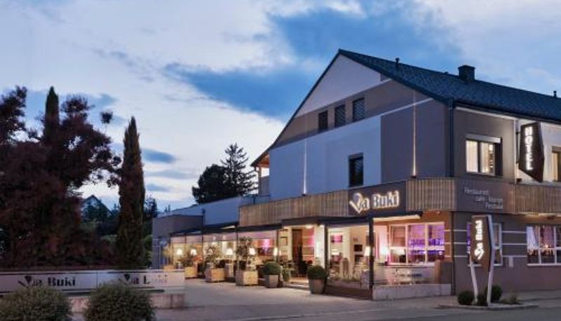 Ontbijtzaal in het restaurant - Restaurant & Hotel Dabuki