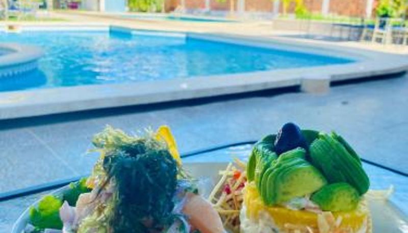 Frühstücksraum innerhalb des Restaurants - Tahuari Hotel