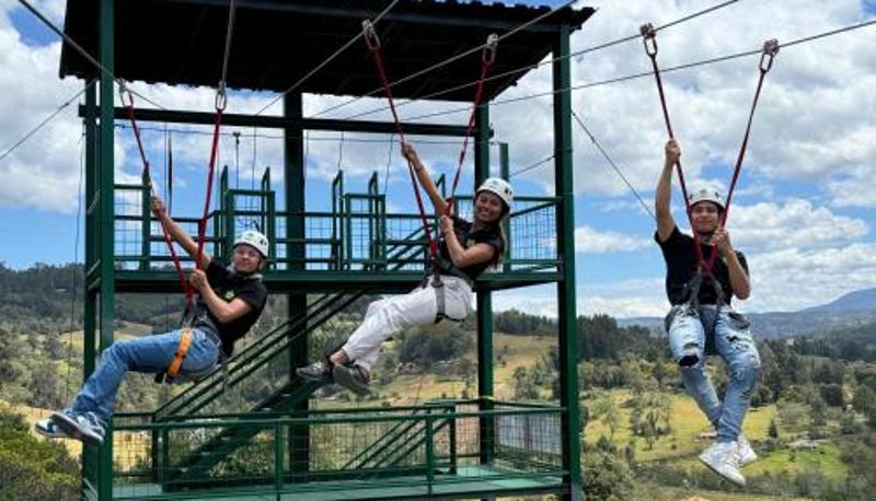Wellness- und Fitnessbereich - Glamping y Chalet Aventura Park Villa De Leyva La Periquera
