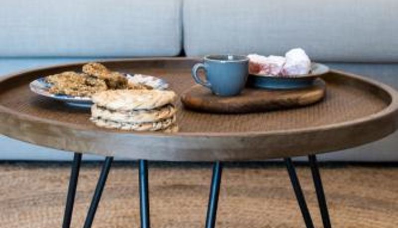 Sala prima colazione all'interno del ristorante - YPSELI Anafi's hive