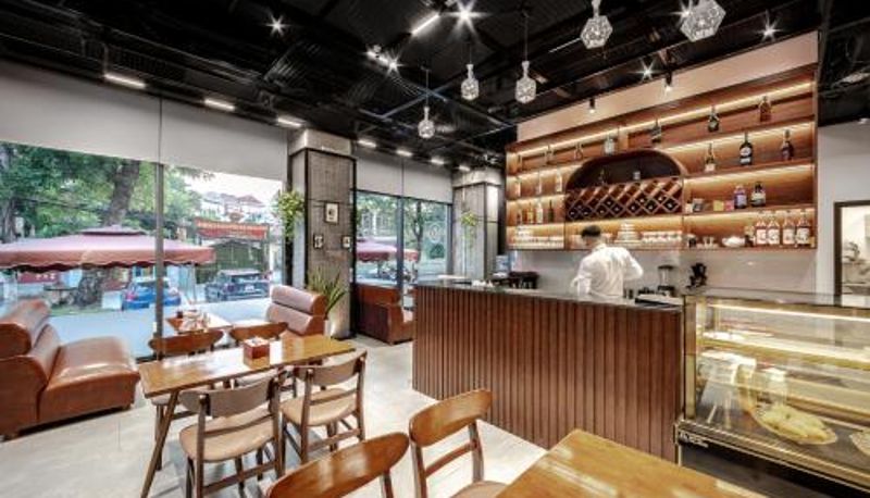 Restoran içinde kahvaltı salonu - A25 Premium Hotel - 18 Nguyễn Hy Quang