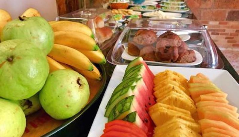 Restoran içinde kahvaltı salonu - Casa Passiflora Hotel Boutique - Jardín