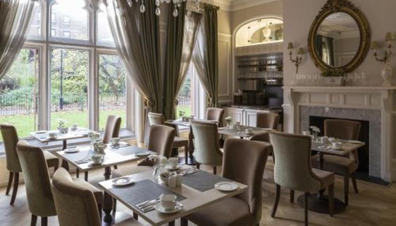 Frühstücksraum innerhalb des Restaurants - St Paul's Hotel