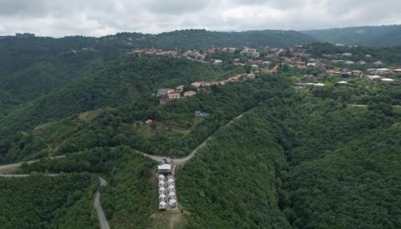 Zona exterior del hotel - Signagi Glamping