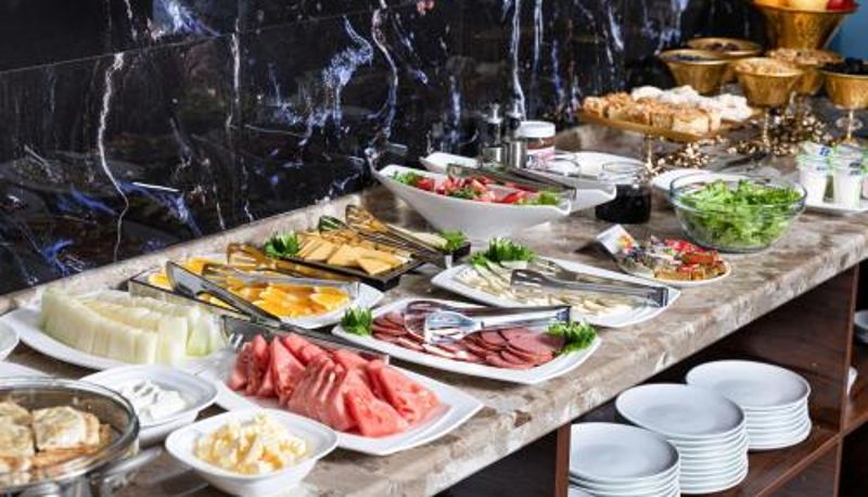 Restoran içinde kahvaltı salonu - Marokand Spa Hotel