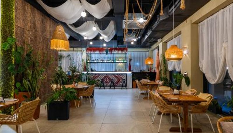 Restoran içinde kahvaltı salonu - Green Side Apart Hotel Official
