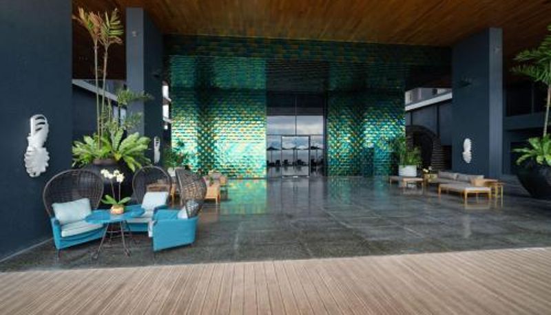 Buitenruimte van het hotel - Cebu The Reef Island Resort Mactan