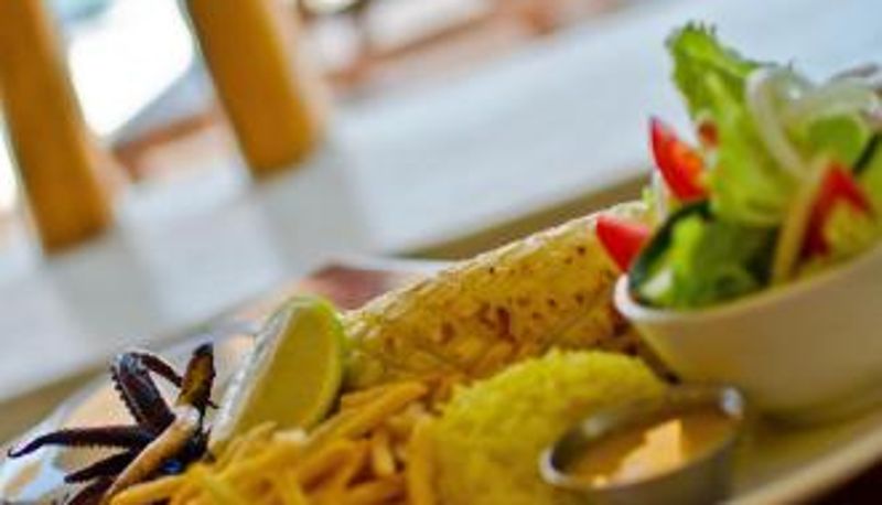 Frühstücksraum innerhalb des Restaurants - Casa Cabana Beach