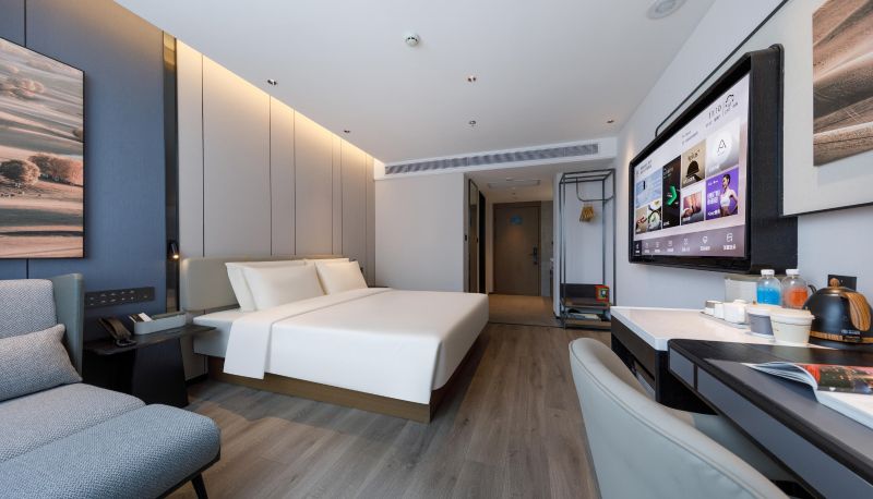 Zimmer - Tianjin Jinwan Plaza Five Great Avenues Atour Hotel