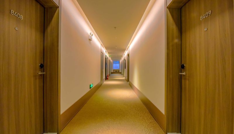 Buitenruimte van het hotel - Hanting Shijiazhuang Xingtang Longzhou West Street Hotel