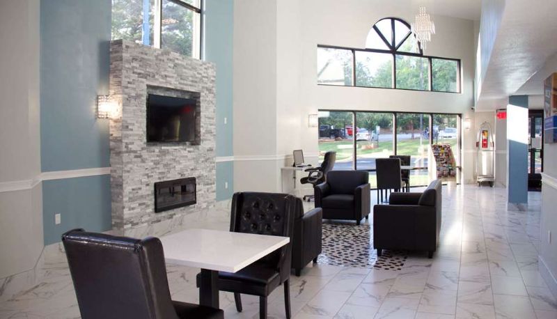 Lobby - GA  Gwinnett Center Motel 6 Suwanee